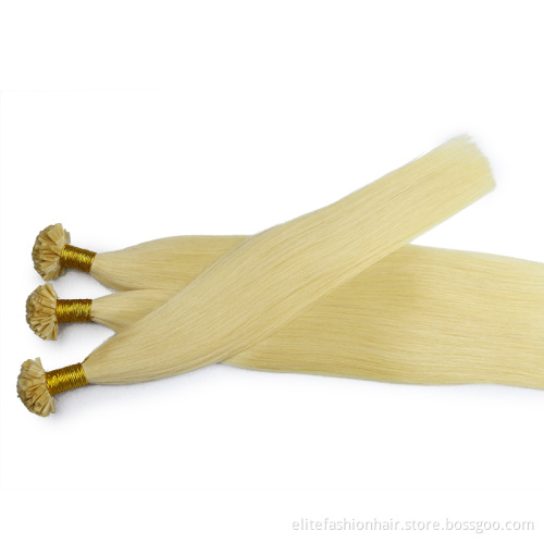 U Tip Hair Wholesale Raw Indian Kinky Curly Itip Keratin Bonds Flat U Remy Human Hair Extensions Micro Links Microlink